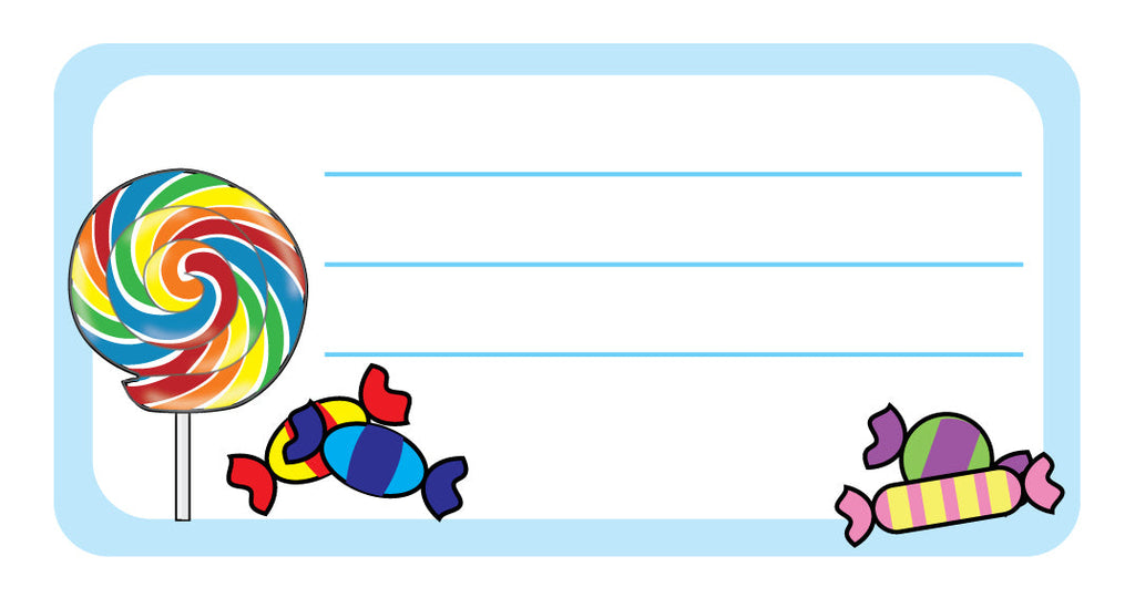 SHAPES ETC. Nametag - Candy