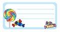 SHAPES ETC. Nametag - Candy