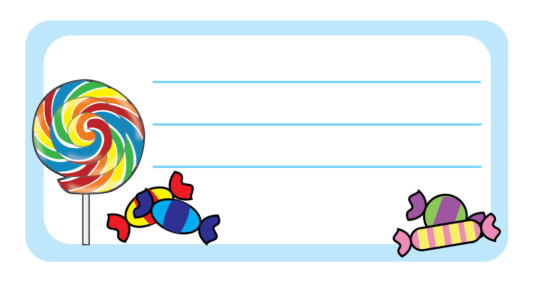 SHAPES ETC. Nametag - Candy