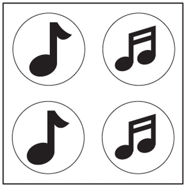 SHAPES ETC. Incentive Stickers - Music Note