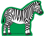 SHAPES ETC. Mini Notepad - Zebra